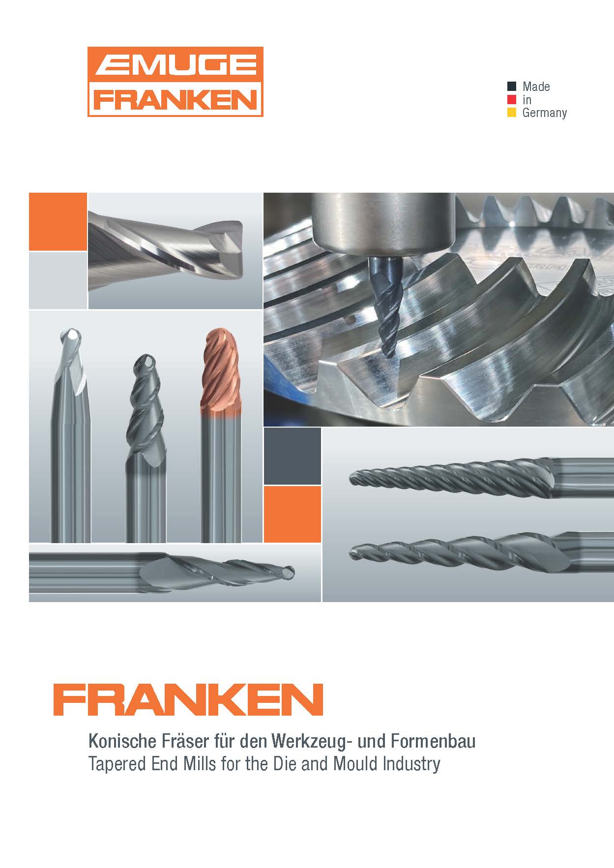 Tapered end mills for the die and mould industry